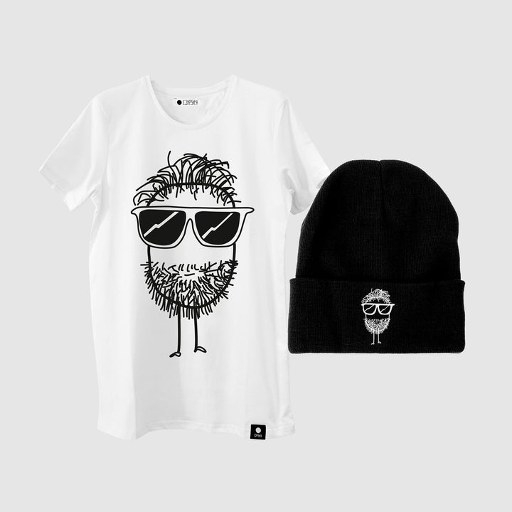 Beard T-Shirt & Beanie Vorteilspack