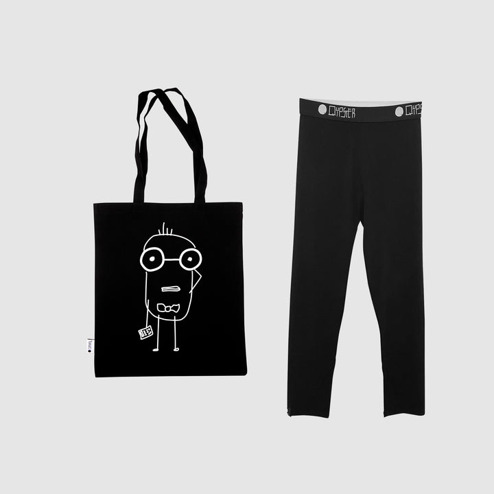 Nerd Baumwolltasche & Leggings Vorteilspack